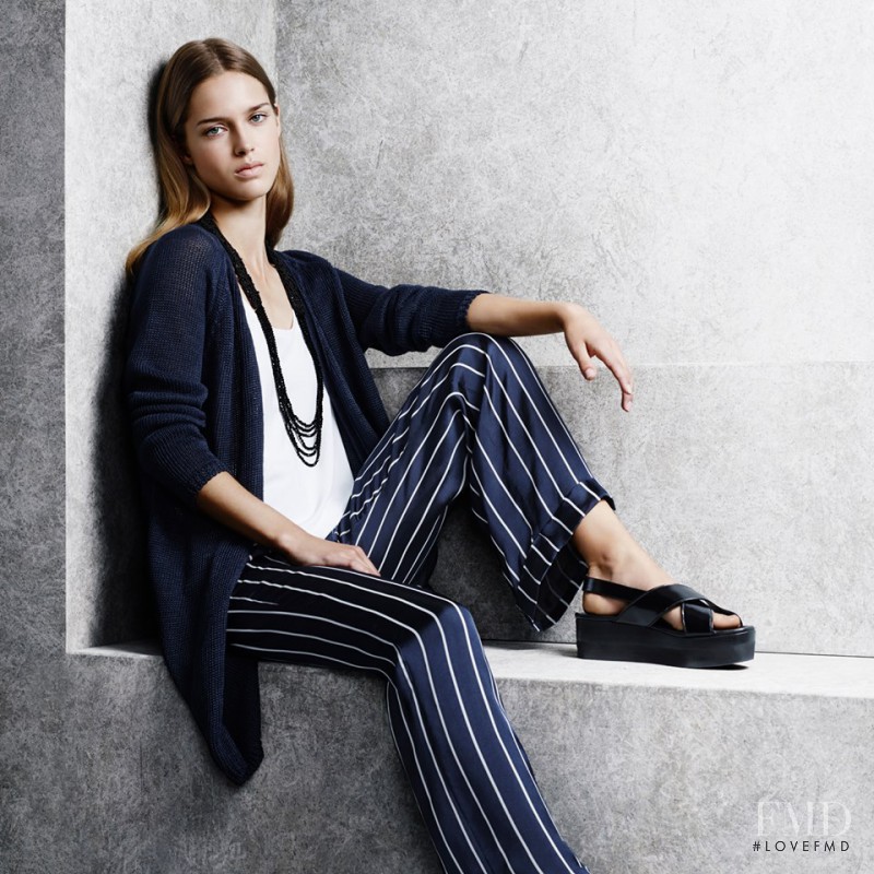 Julia Jamin featured in  the S\' Max Mara lookbook for Autumn/Winter 2014