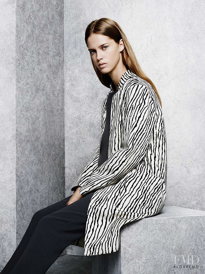 Julia Jamin featured in  the S\' Max Mara lookbook for Autumn/Winter 2014