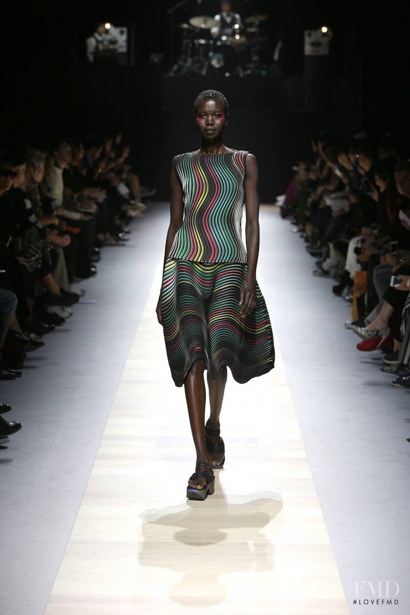 Nykhor Paul featured in  the Issey Miyake fashion show for Spring/Summer 2016