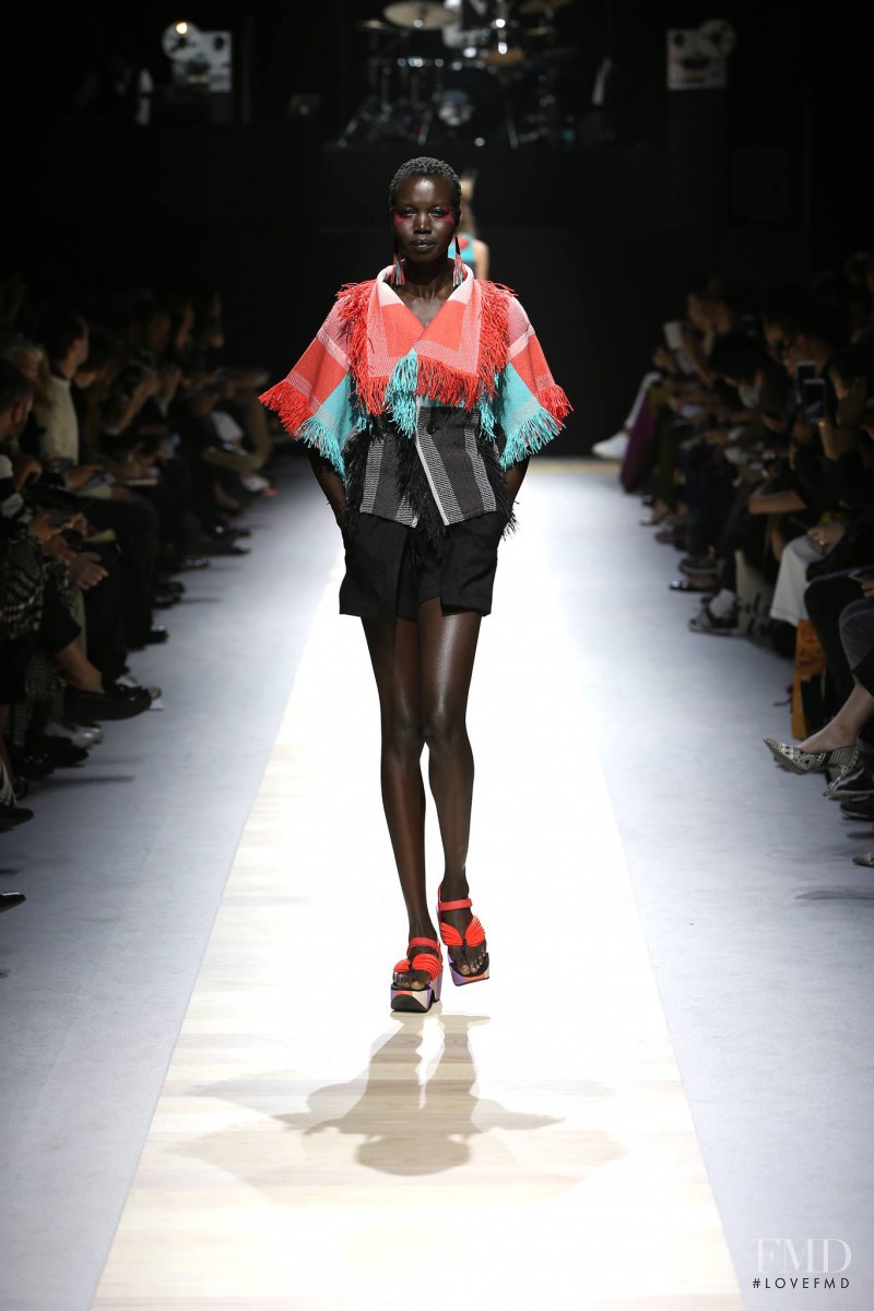 Nykhor Paul featured in  the Issey Miyake fashion show for Spring/Summer 2016