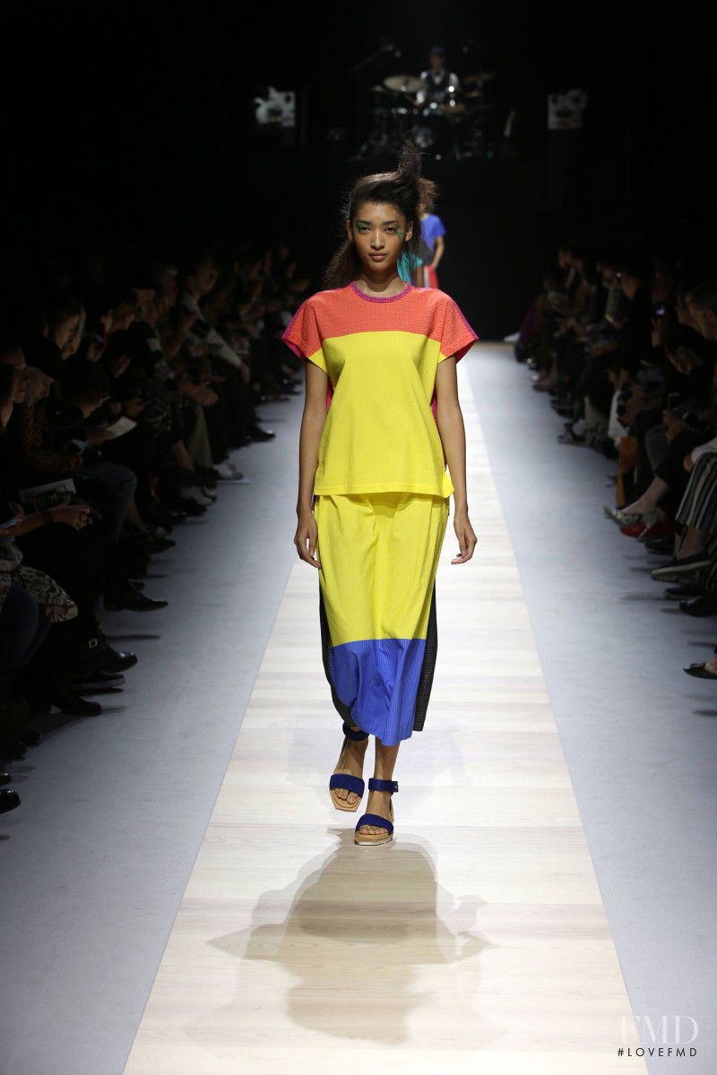 Aqua Parios featured in  the Issey Miyake fashion show for Spring/Summer 2016