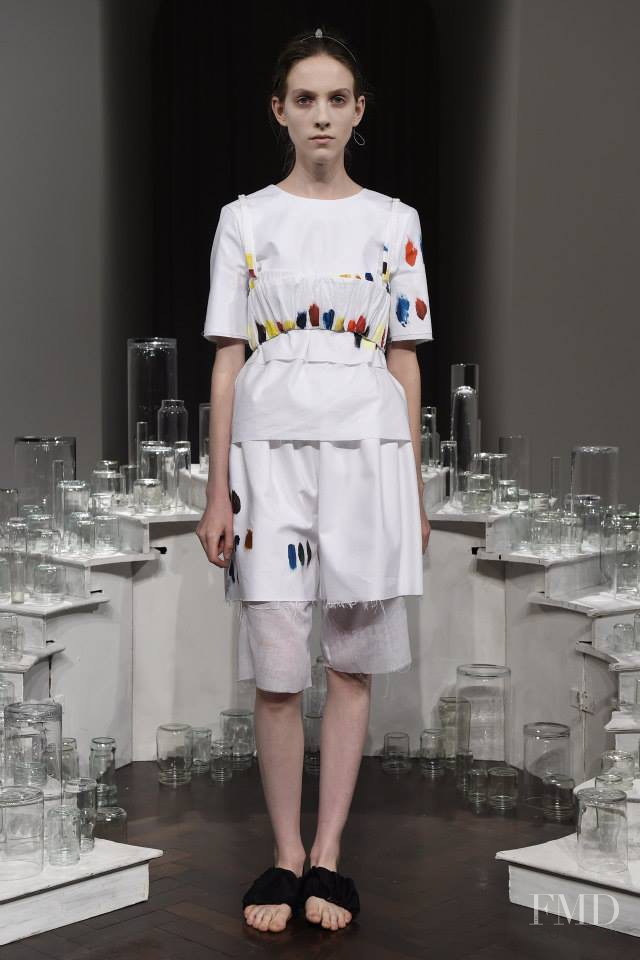 Grace Booth featured in  the Phoebe English fashion show for Spring/Summer 2015