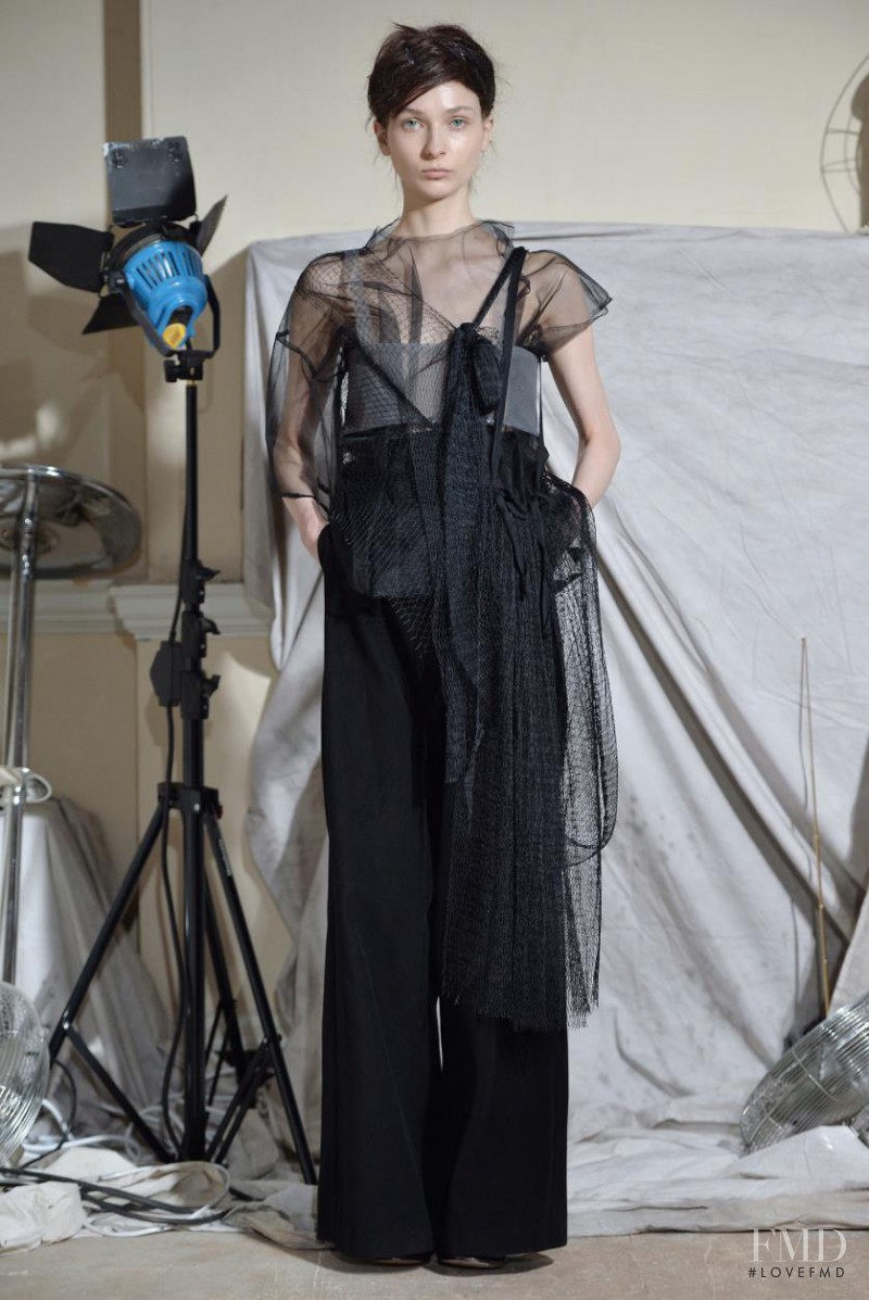 Viola Rogacka featured in  the Phoebe English fashion show for Autumn/Winter 2015