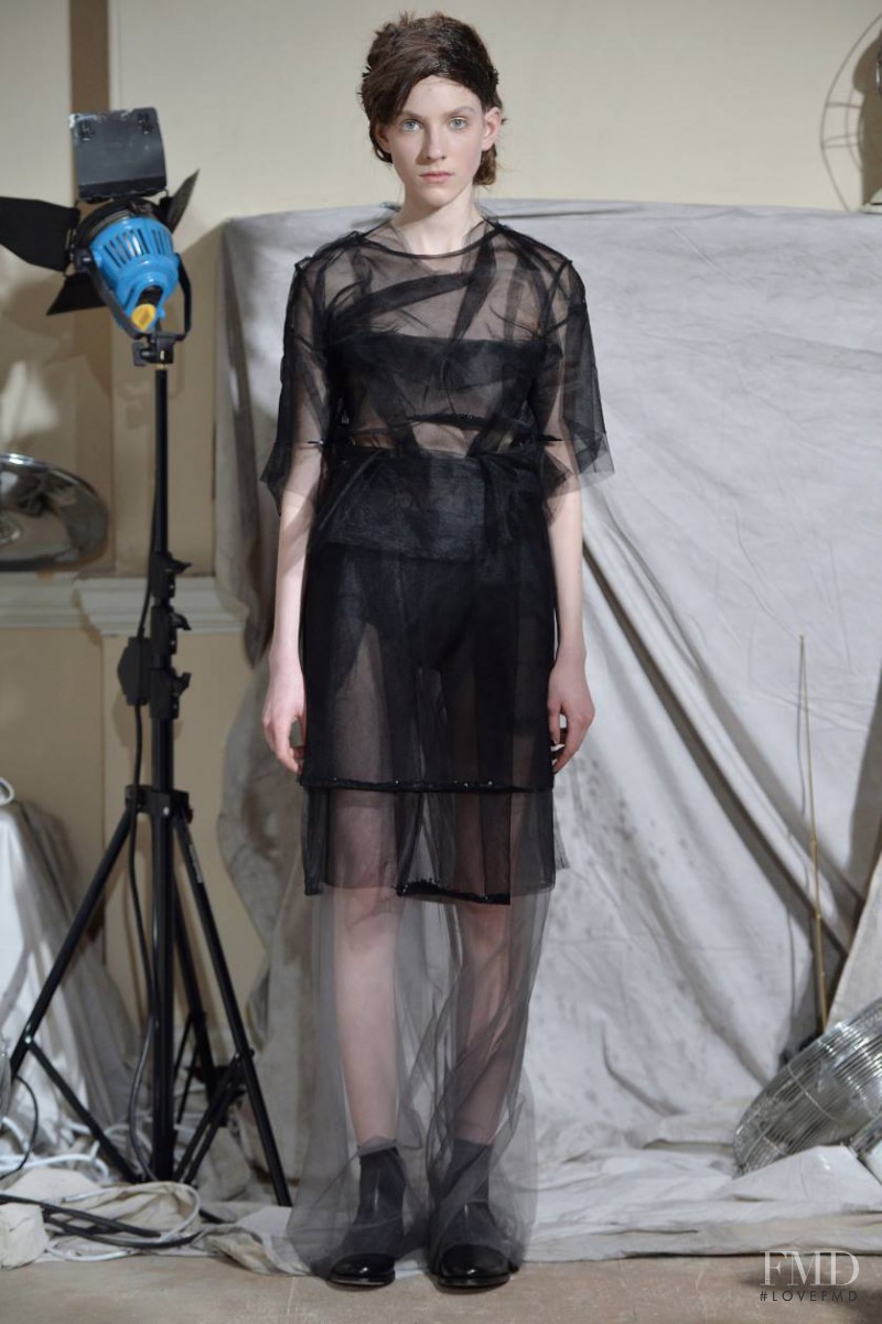 Grace Booth featured in  the Phoebe English fashion show for Autumn/Winter 2015