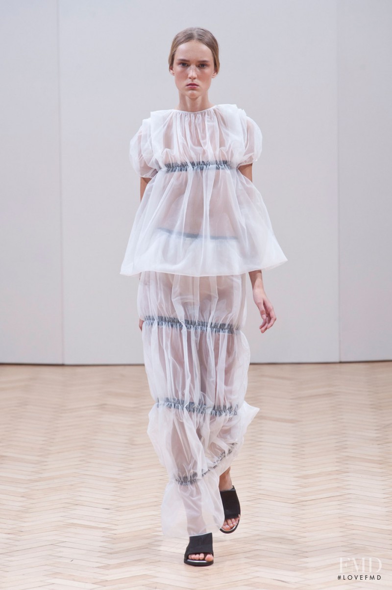 Harleth Kuusik featured in  the J.W. Anderson fashion show for Spring/Summer 2014