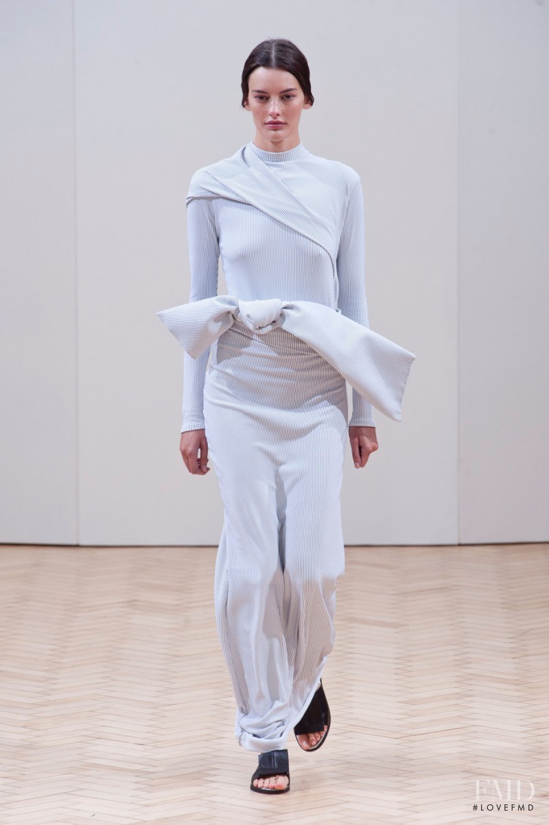 Amanda Murphy featured in  the J.W. Anderson fashion show for Spring/Summer 2014
