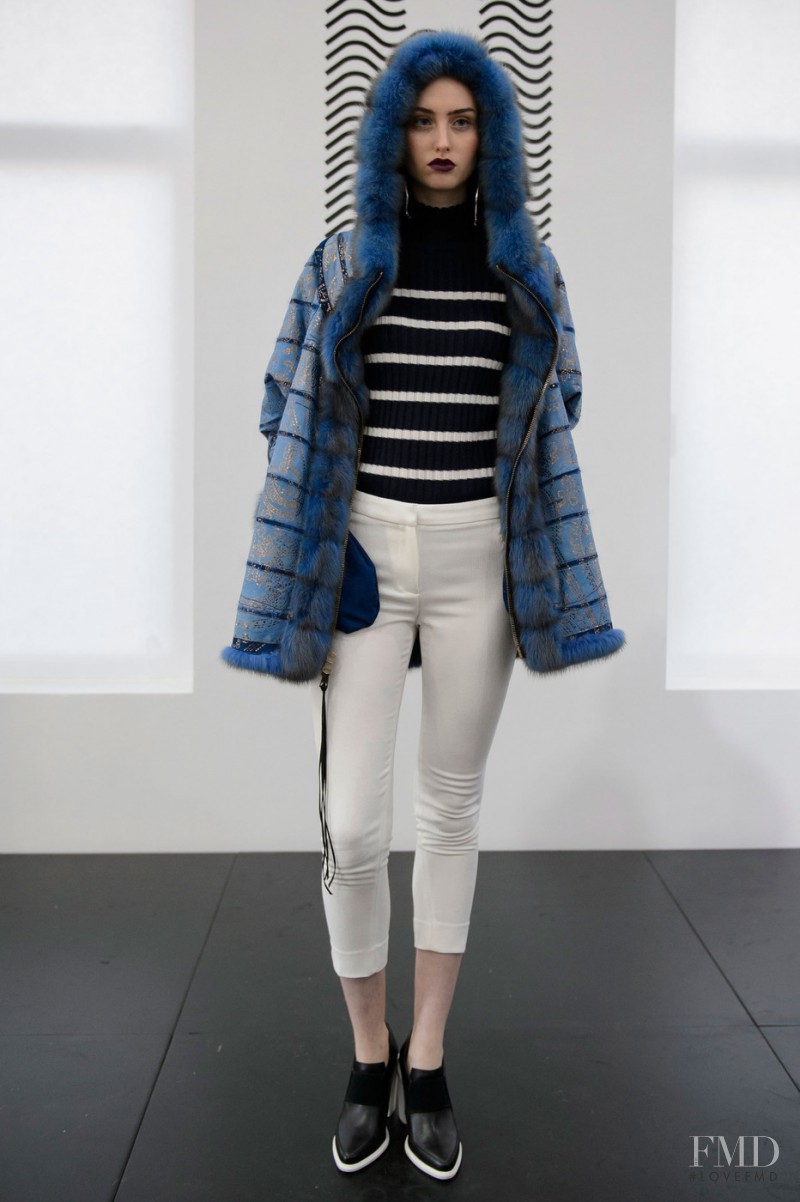 BB Jean featured in  the Helen Yarmak fashion show for Spring/Summer 2016