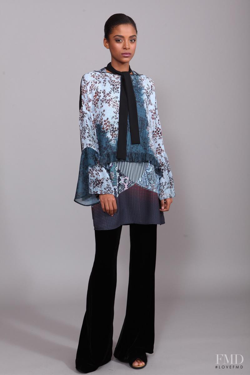 Alécia Morais featured in  the Clover Canyon fashion show for Autumn/Winter 2015