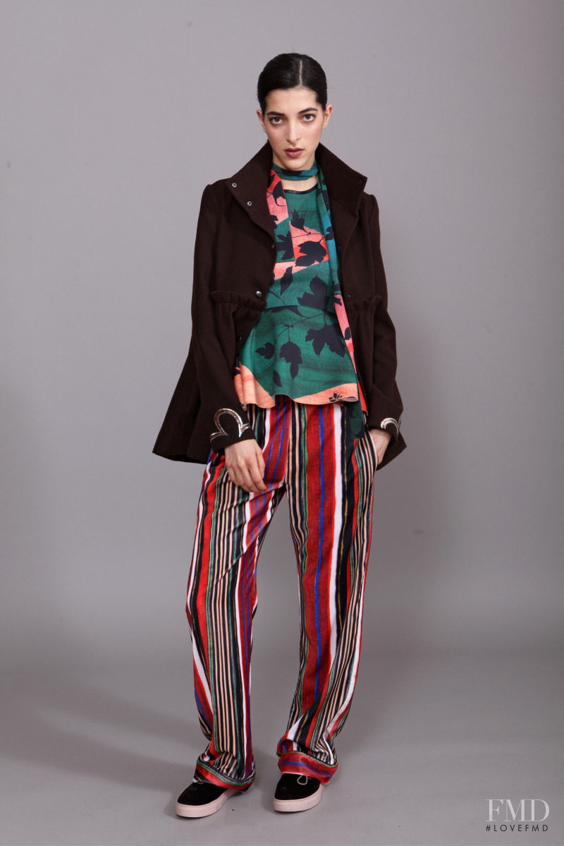 Carmen Julia Durán featured in  the Clover Canyon fashion show for Autumn/Winter 2015