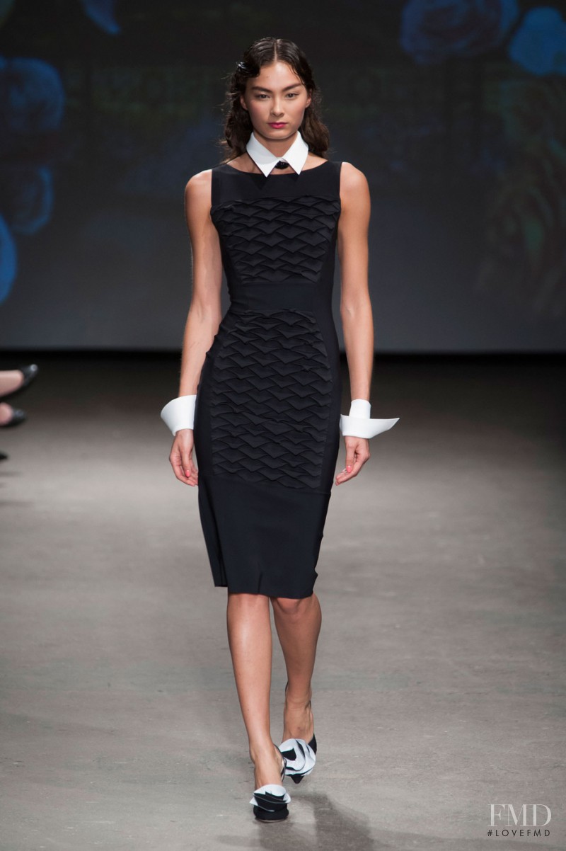 Alina Tsoy featured in  the Chiara Boni La Petite Robe fashion show for Spring/Summer 2016