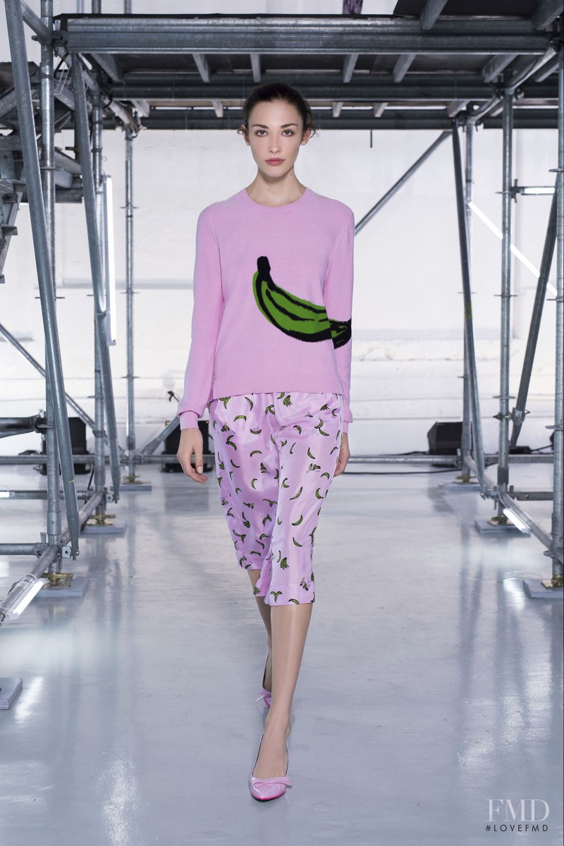 Karly Mcneil featured in  the Sonia by Sonia Rykiel fashion show for Spring/Summer 2015