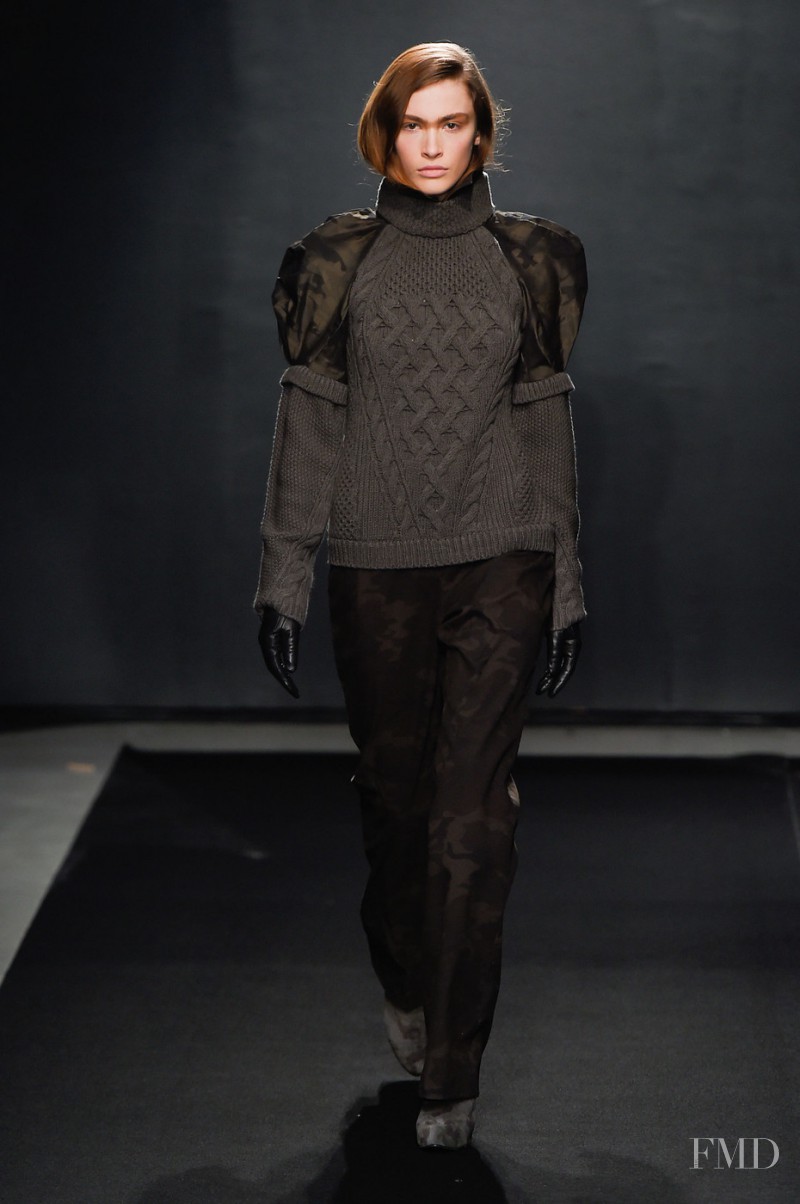 Karly Mcneil featured in  the Atsuro Tayama fashion show for Autumn/Winter 2015