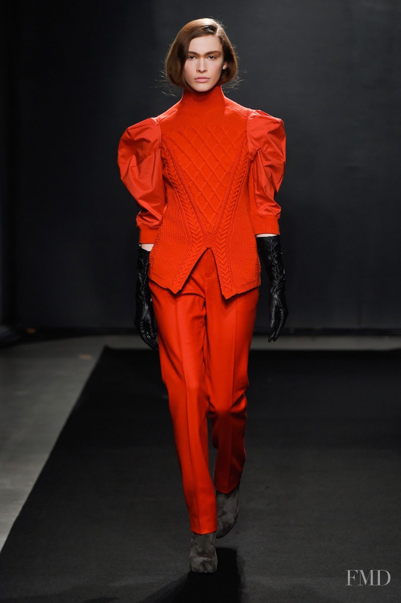 Karly Mcneil featured in  the Atsuro Tayama fashion show for Autumn/Winter 2015