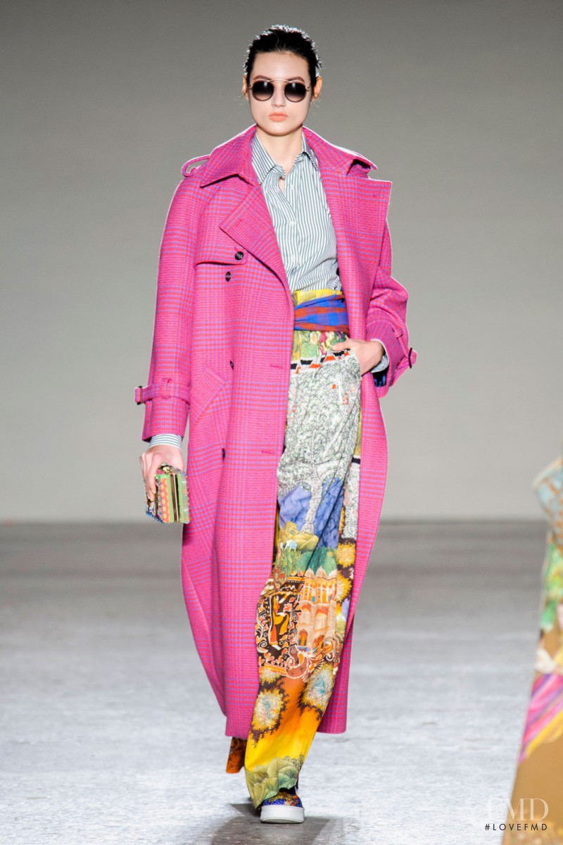 Bruna Ludtke featured in  the Stella Jean fashion show for Autumn/Winter 2015