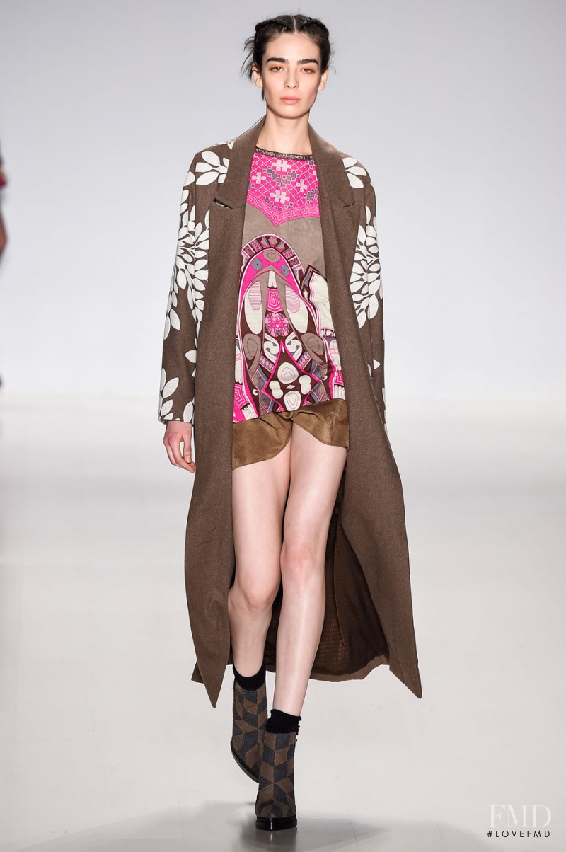Cristina Piccone featured in  the Custo Barcelona fashion show for Autumn/Winter 2015