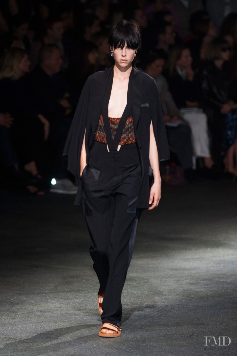 Edie Campbell featured in  the Givenchy fashion show for Spring/Summer 2014