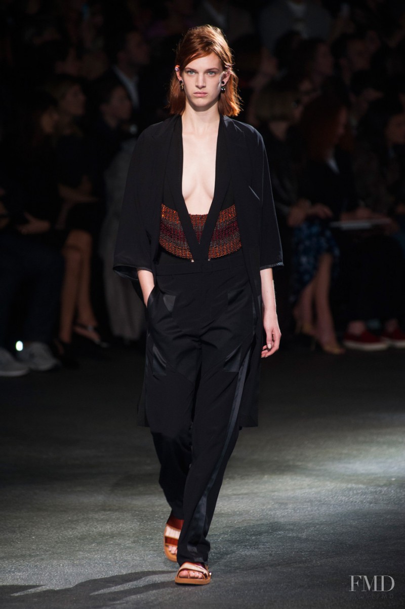 Ashleigh Good featured in  the Givenchy fashion show for Spring/Summer 2014