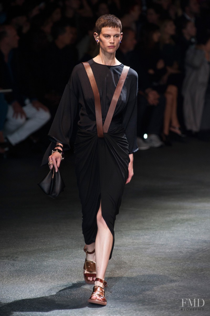 Saskia de Brauw featured in  the Givenchy fashion show for Spring/Summer 2014