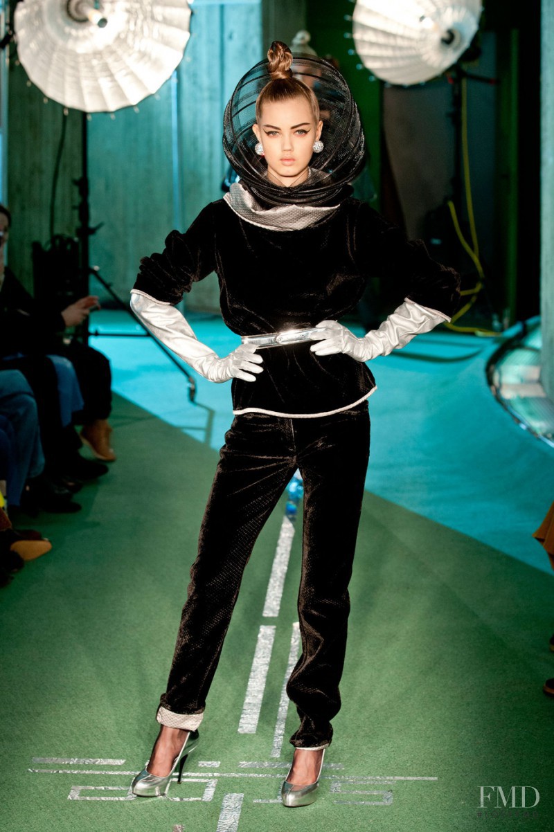 Lindsey Wixson featured in  the Jean-Paul Gaultier fashion show for Autumn/Winter 2014
