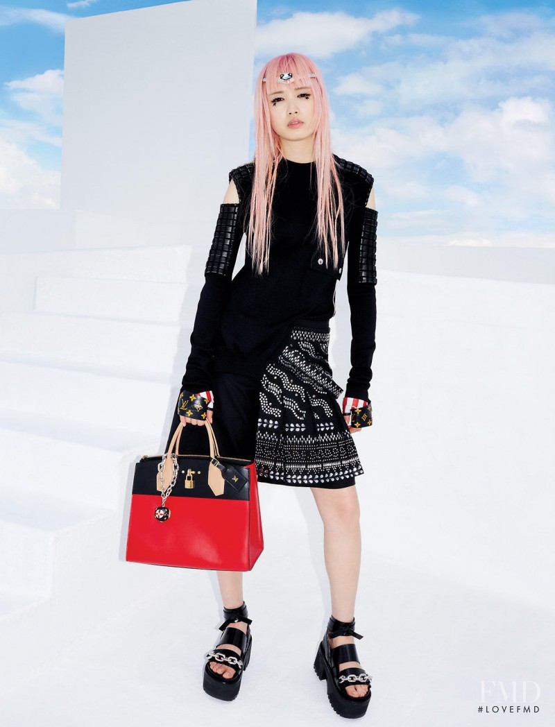 Fernanda Hin Lin Ly featured in  the Louis Vuitton advertisement for Spring/Summer 2016
