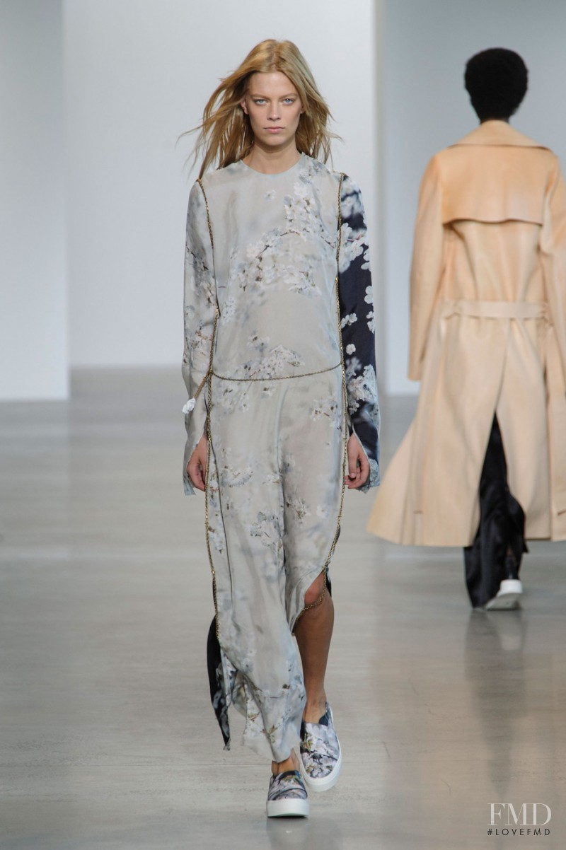 Lexi Boling featured in  the Calvin Klein 205W39NYC fashion show for Spring/Summer 2016