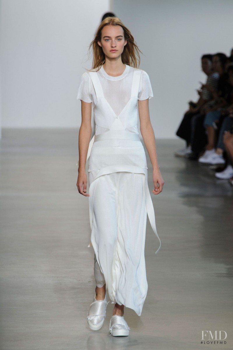 Maartje Verhoef featured in  the Calvin Klein 205W39NYC fashion show for Spring/Summer 2016