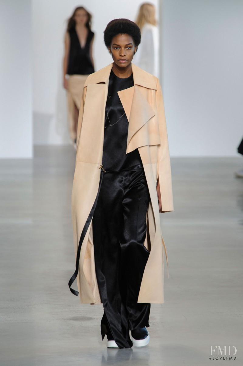 Karly Loyce featured in  the Calvin Klein 205W39NYC fashion show for Spring/Summer 2016