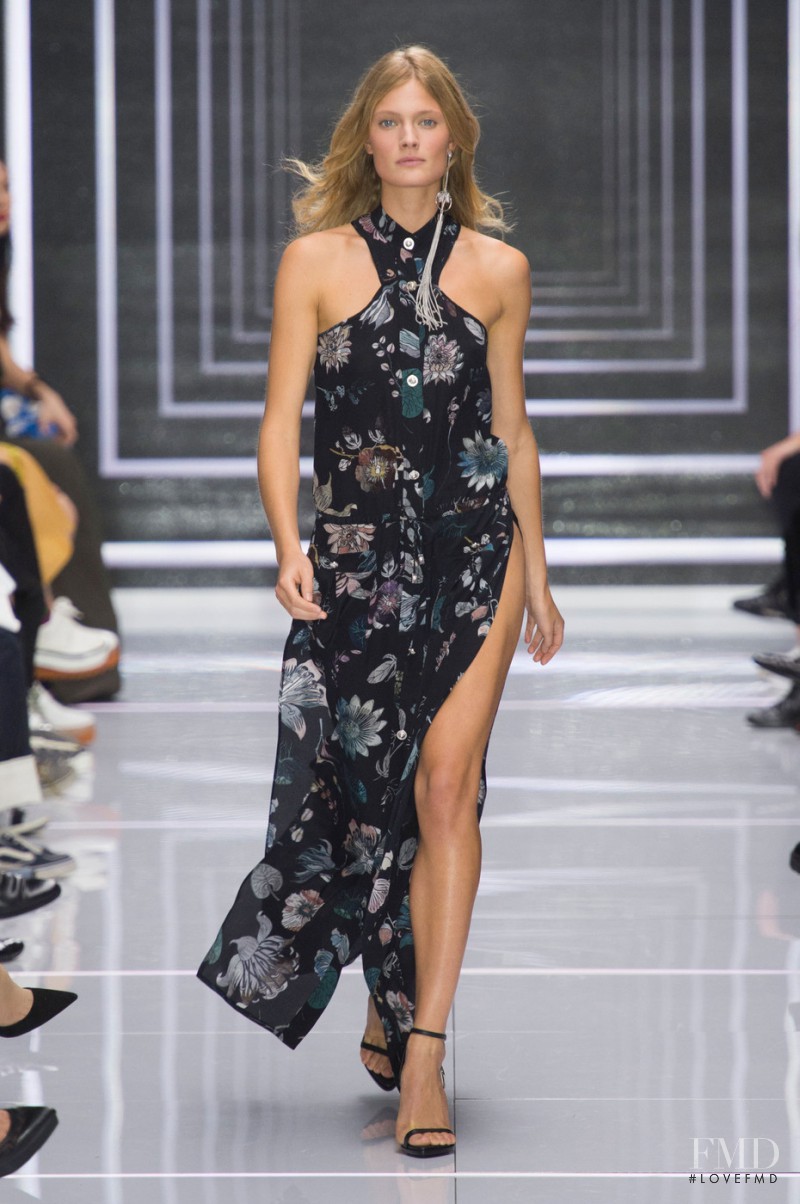 Constance Jablonski featured in  the Versus fashion show for Spring/Summer 2016