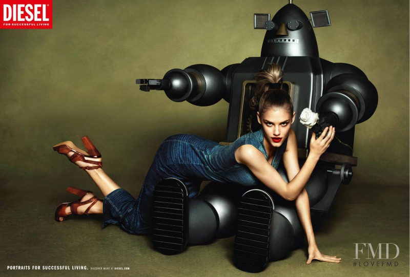 Ashley Smith featured in  the Diesel advertisement for Spring/Summer 2012