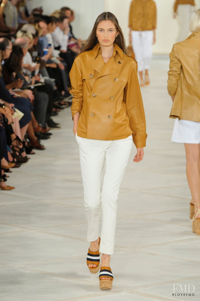 Zoe Huxford featured in  the Ralph Lauren Collection fashion show for Spring/Summer 2016