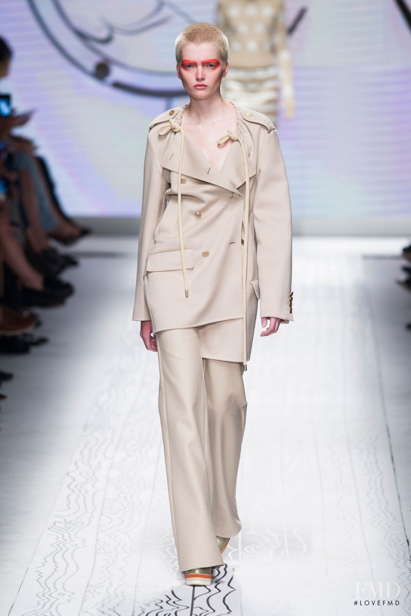 Ruth Bell featured in  the Max Mara fashion show for Spring/Summer 2016