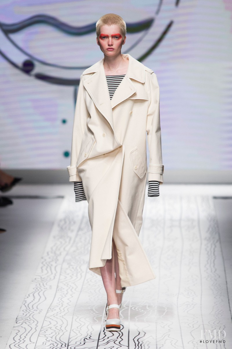 Ruth Bell featured in  the Max Mara fashion show for Spring/Summer 2016