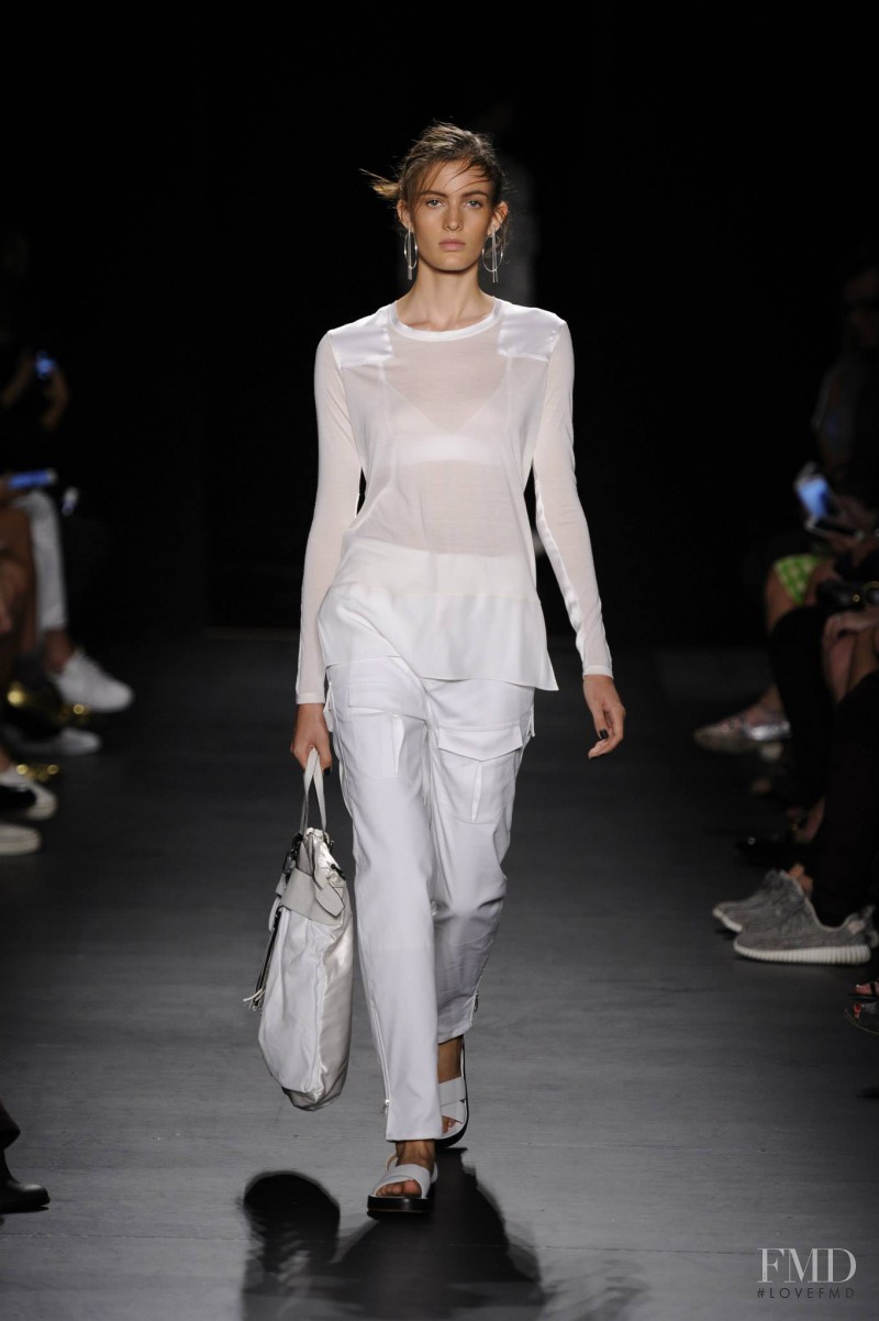Louise Lefebure featured in  the rag & bone fashion show for Spring/Summer 2016