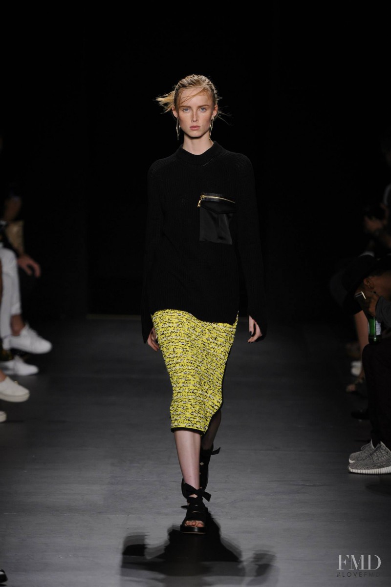 Rianne Van Rompaey featured in  the rag & bone fashion show for Spring/Summer 2016