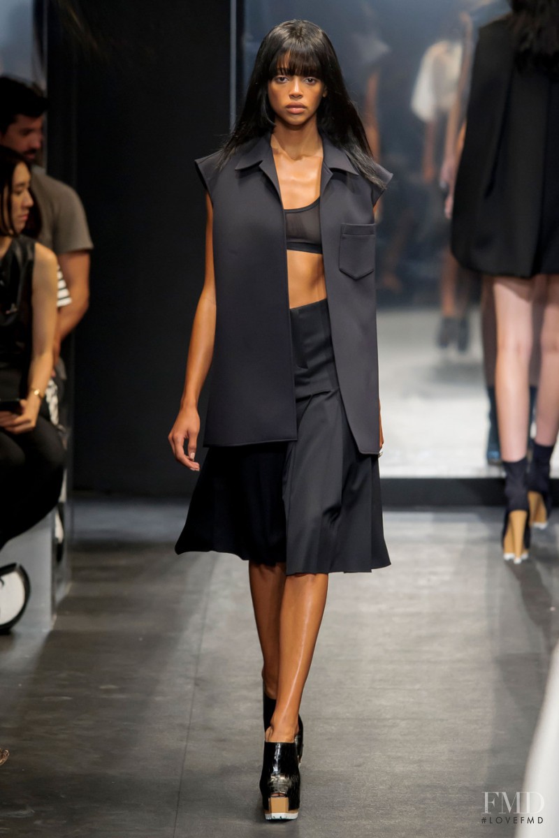 Aya Jones featured in  the Vera Wang fashion show for Spring/Summer 2016