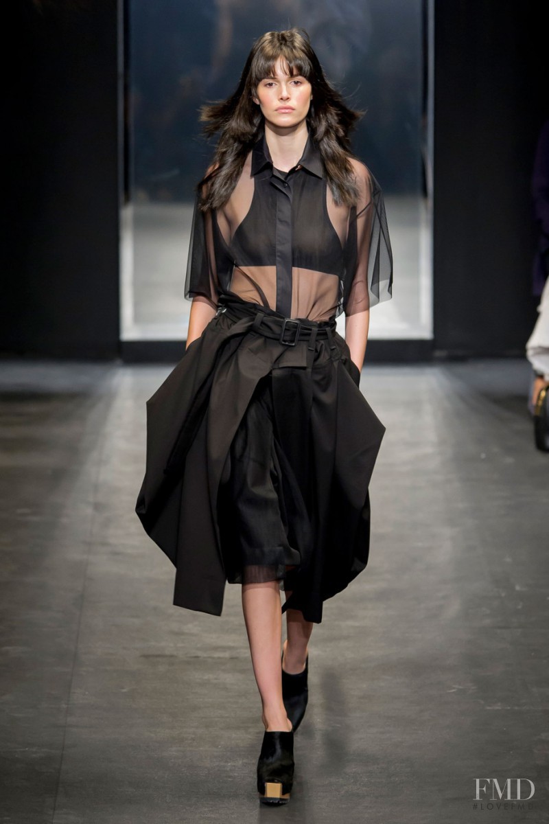 Vanessa Moody featured in  the Vera Wang fashion show for Spring/Summer 2016