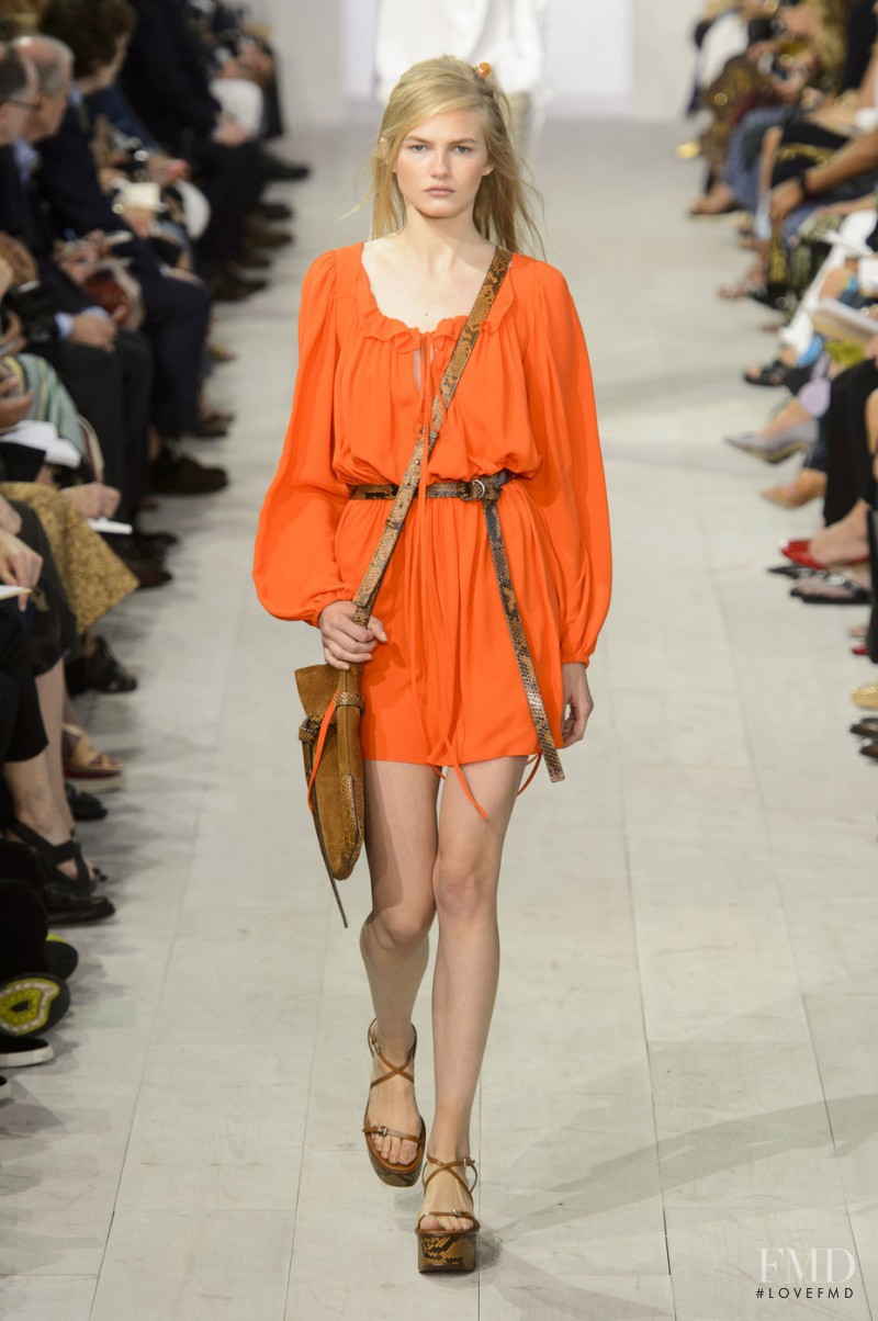 Aneta Pajak featured in  the Michael Kors Collection fashion show for Spring/Summer 2016