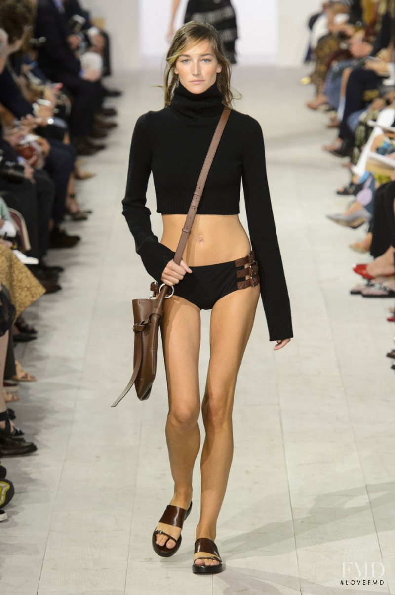 Joséphine Le Tutour featured in  the Michael Kors Collection fashion show for Spring/Summer 2016