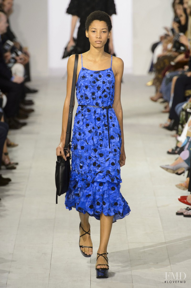 Lineisy Montero featured in  the Michael Kors Collection fashion show for Spring/Summer 2016