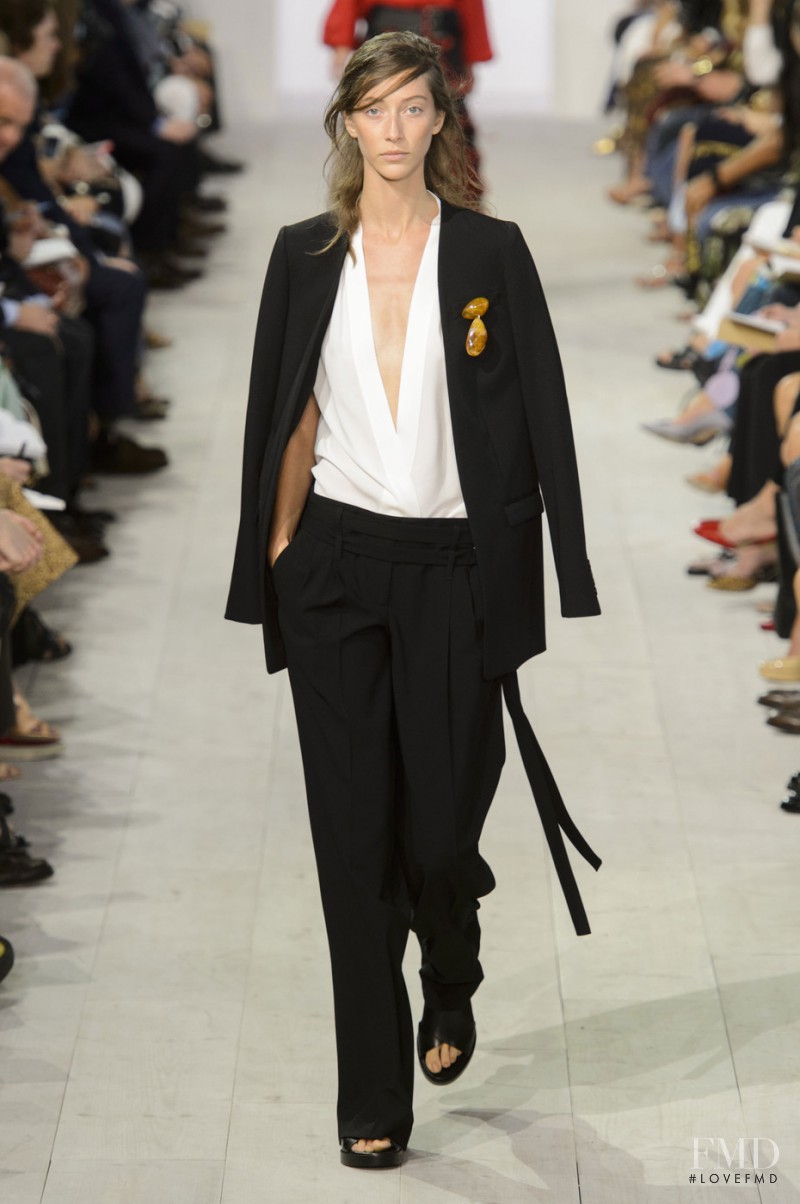 Alana Zimmer featured in  the Michael Kors Collection fashion show for Spring/Summer 2016