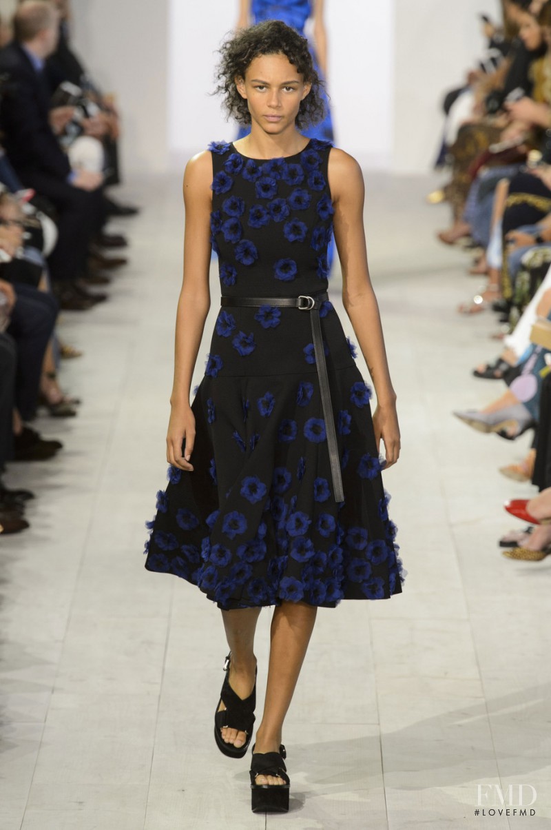 Binx Walton featured in  the Michael Kors Collection fashion show for Spring/Summer 2016