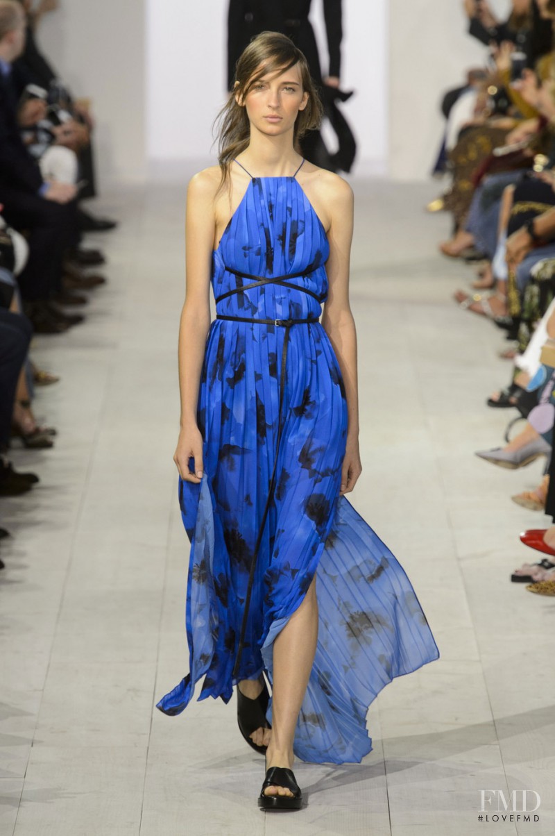 Waleska Gorczevski featured in  the Michael Kors Collection fashion show for Spring/Summer 2016