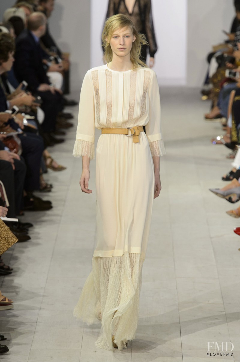 Julia Nobis featured in  the Michael Kors Collection fashion show for Spring/Summer 2016