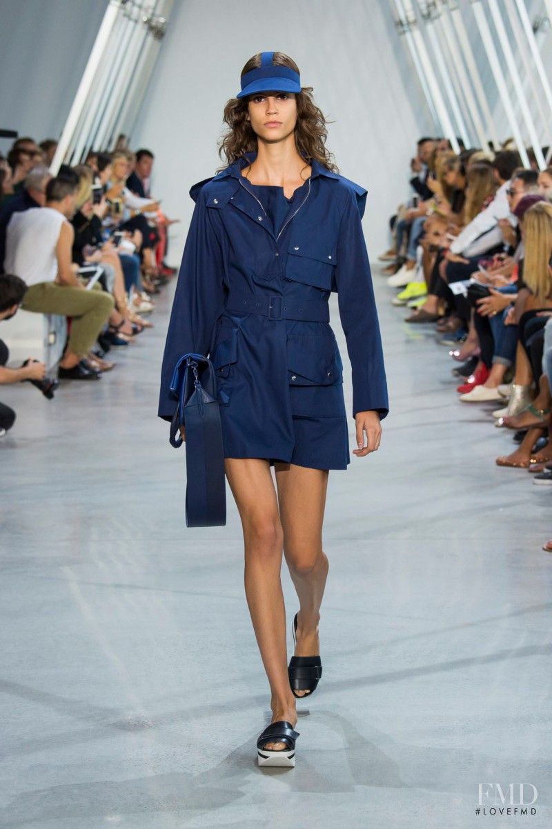 Antonina Petkovic featured in  the Lacoste fashion show for Spring/Summer 2016