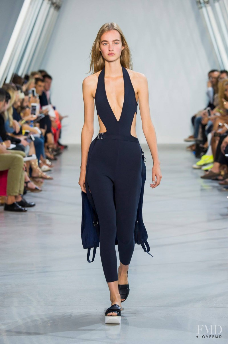 Maartje Verhoef featured in  the Lacoste fashion show for Spring/Summer 2016