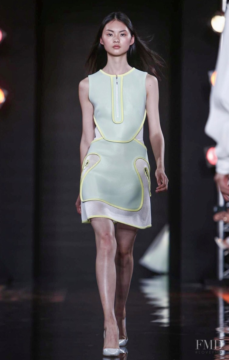 Cong He featured in  the Valentin Yudashkin fashion show for Spring/Summer 2016