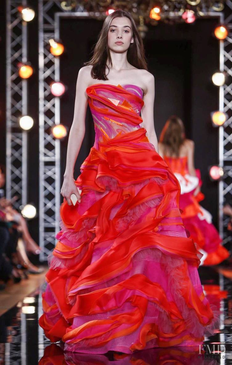 Jaque Cantelli featured in  the Valentin Yudashkin fashion show for Spring/Summer 2016