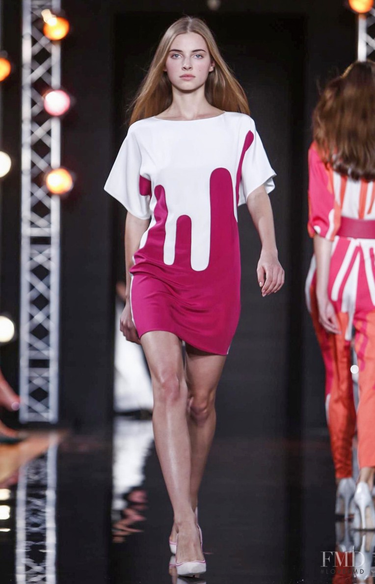 Anna Shoot featured in  the Valentin Yudashkin fashion show for Spring/Summer 2016