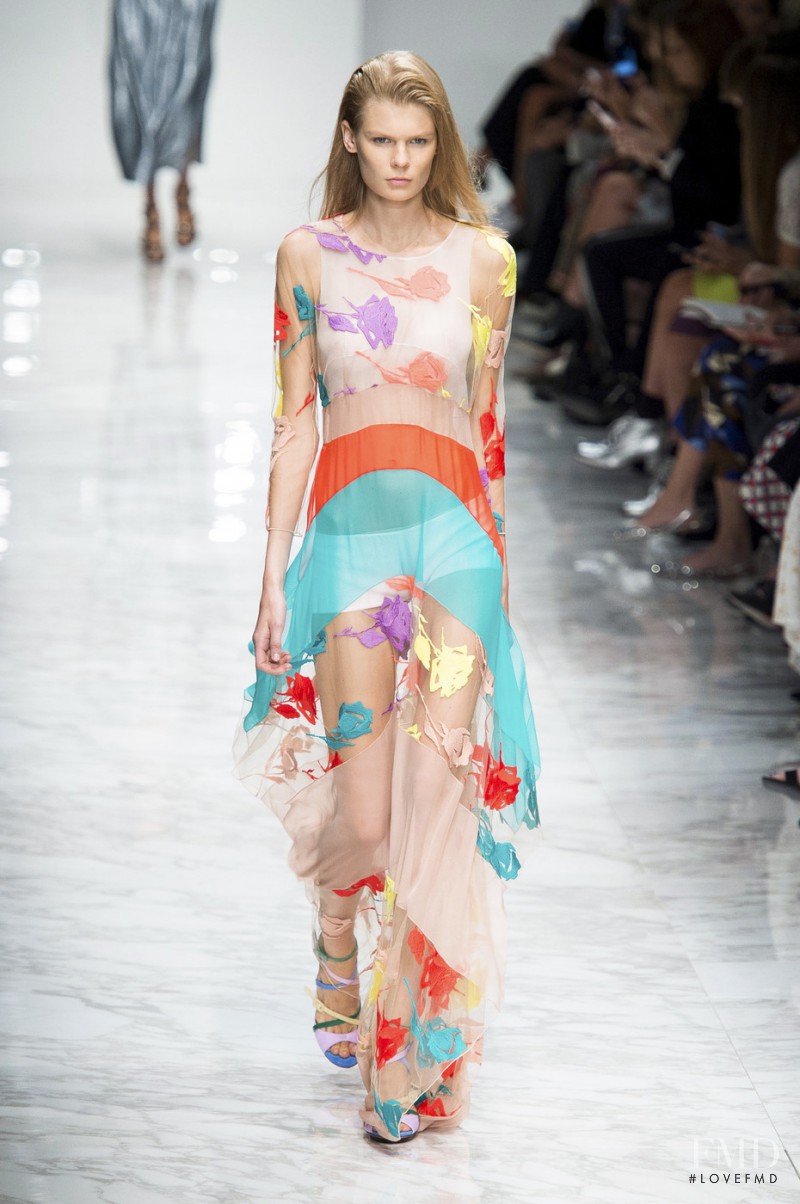 Alexandra Elizabeth Ljadov featured in  the Blumarine fashion show for Spring/Summer 2016