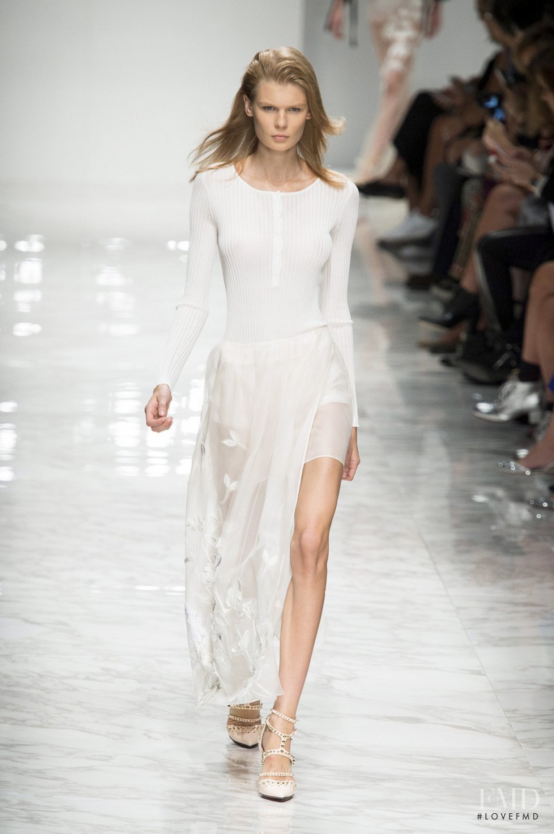 Alexandra Elizabeth Ljadov featured in  the Blumarine fashion show for Spring/Summer 2016